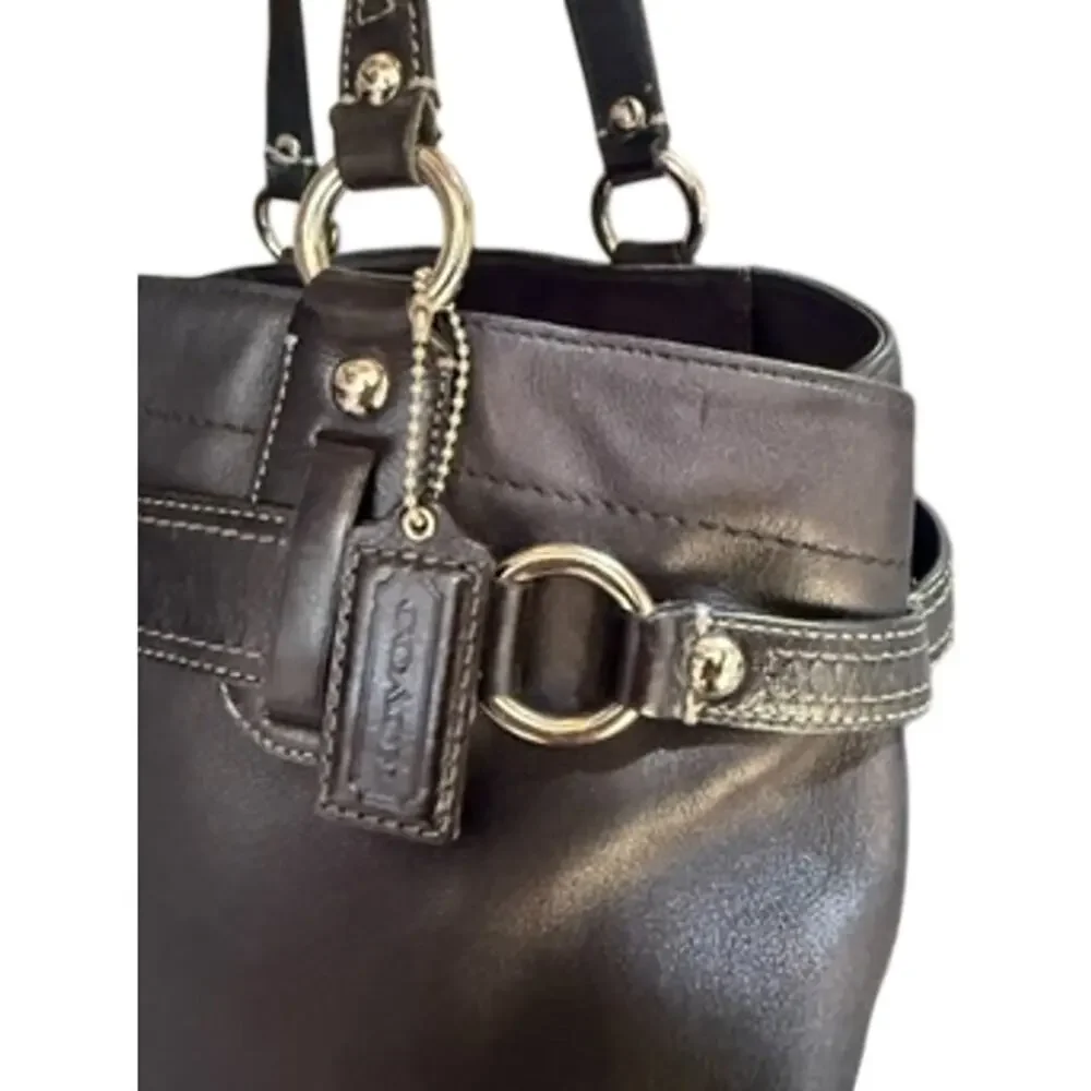 Coach Fabulous 2008 Carly Black Leather Satchel*Wonderful condition